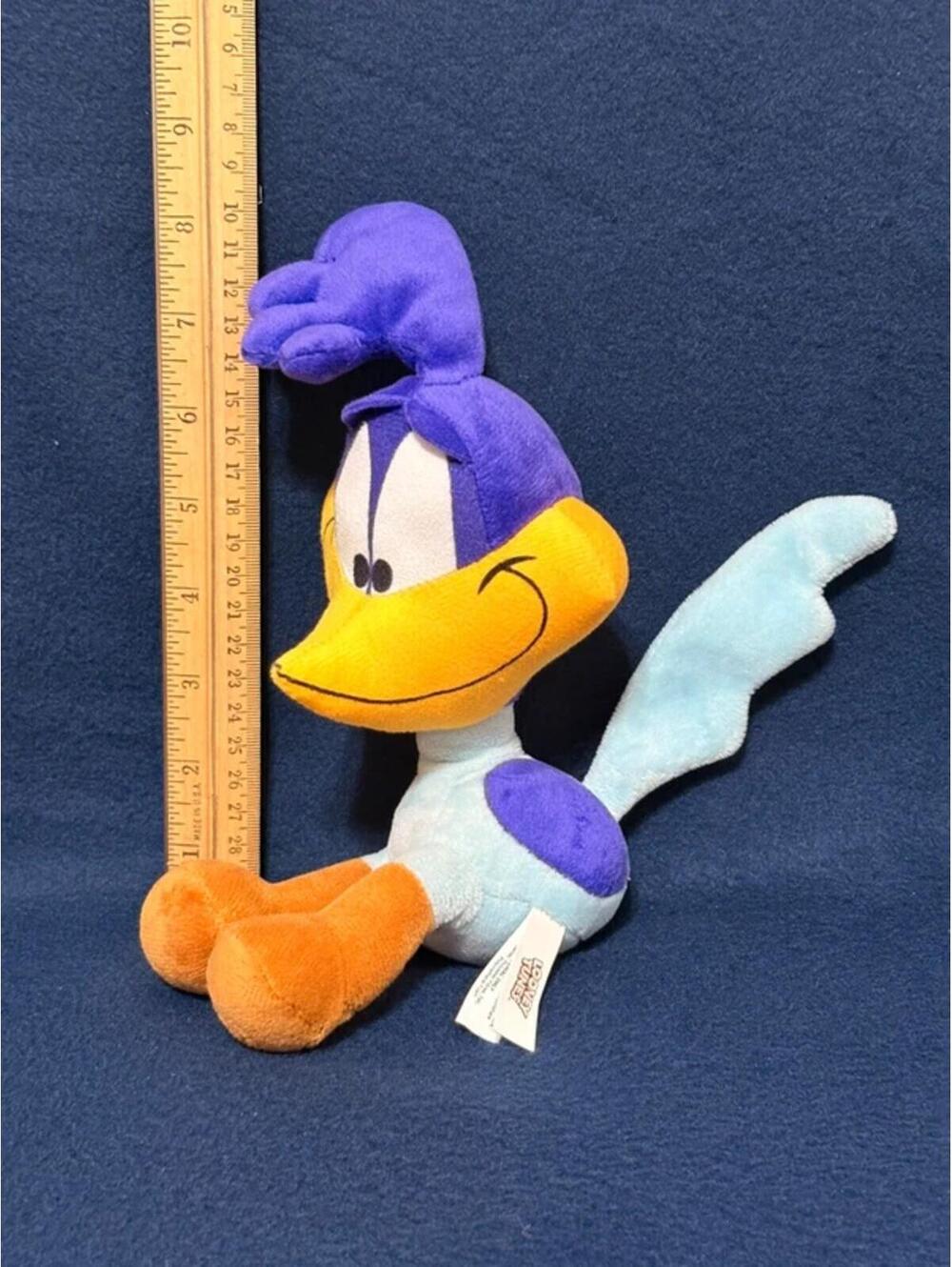 Toy Factory Road Runner Big Head Stuffed Plush Looney Toons